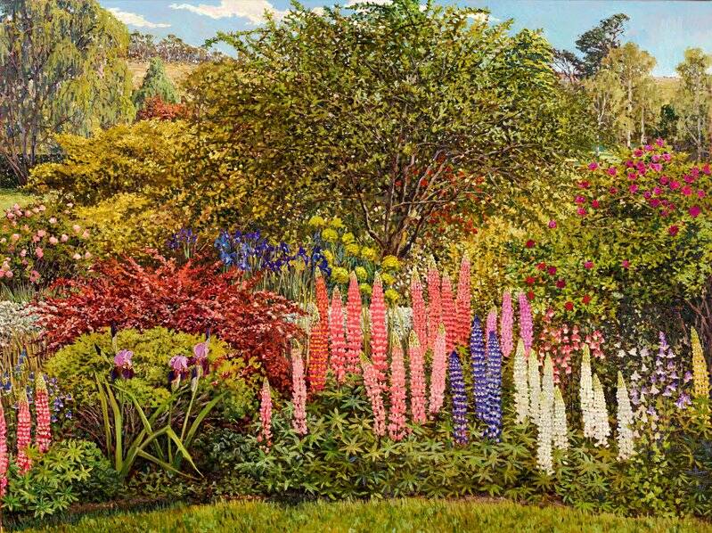 Bibbenluke, spring by Lucy Culliton, Oil on canvas.