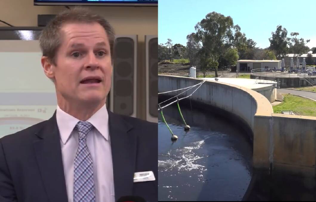 Dubbo Regional Council mayor Mathew Dickerson spoke on Monday about the state of Dubbo's water. Image: Screenshot / FILE