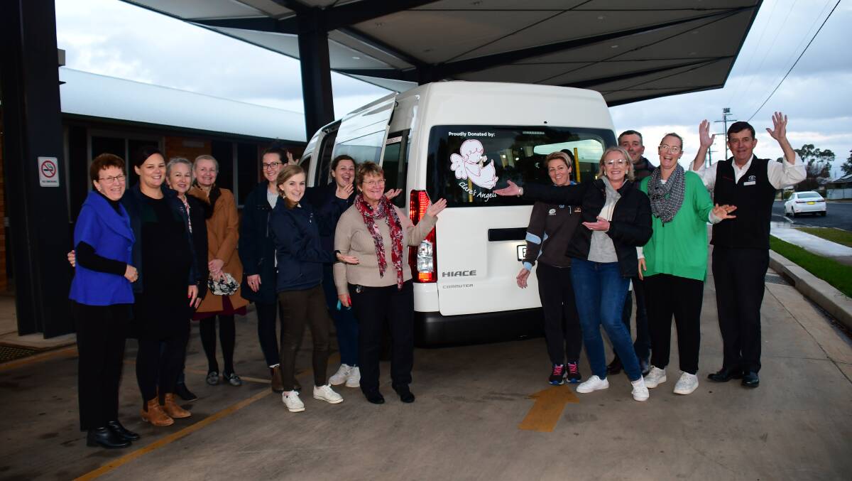 The new van was delivered on Thursday. Photo: AMY McINTYRE