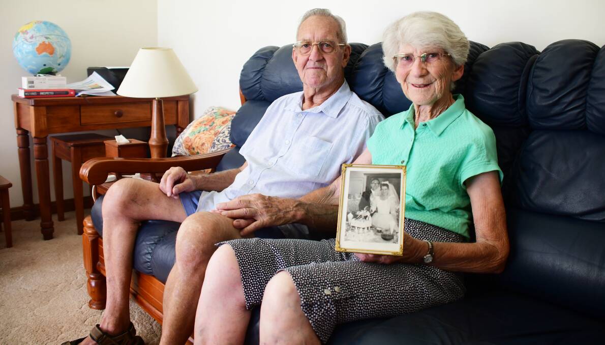 CELEBRATION: Tom and Marjorie Jackson will celebrate a momentous, 60 years of time spent together when they mark their anniversary next Thursday. Photo: AMY MCINTYRE.