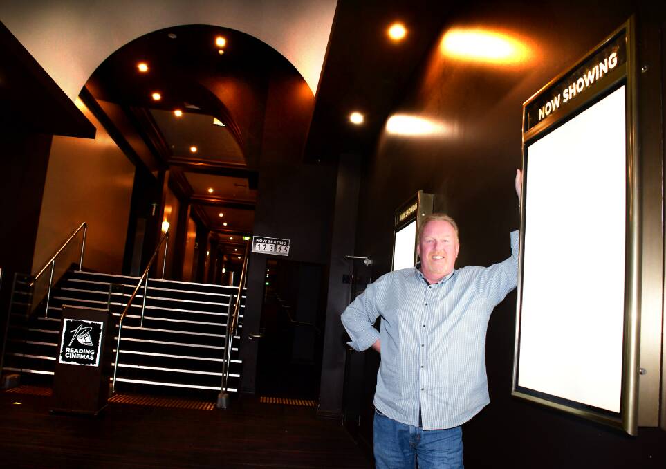 POPCORN STILL TO COME: Cinema complex manager Michael Wakelam is excited to re-open the cinema doors, and pop some popcorn once again. Photo: AMY McINTYRE