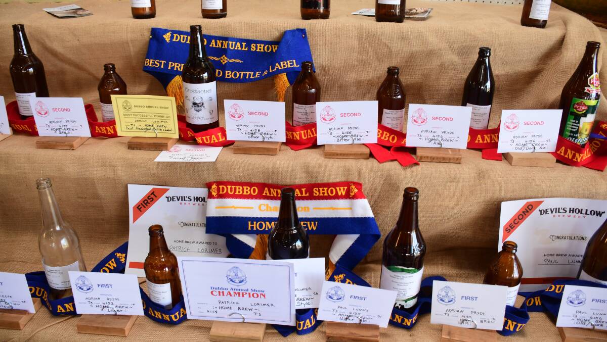 BEER TIME: The Regional Australia Bank Dubbo Show homebrew competition was a hit according to its steward. Photo: AMY MCINTYRE