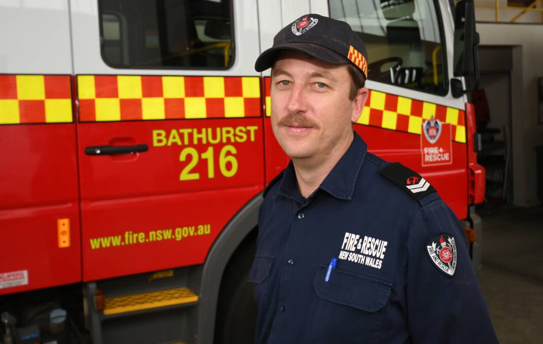 HERE TO HEAR: Fire and Rescue NSW Senior Firefighter Brad McWilliams says his volunteer role as a peer support officer for his colleagues has given him a lot of joy during 2019. Photo: CHRIS SEABROOK