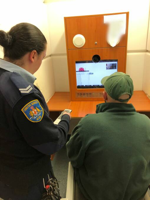 NEW VISION: The coronavirus pandemic is allowing inmates to see their friends, family and pets for first time thanks to the introduction of video visits. Photos: CORRECTIVE SERVICES NSW