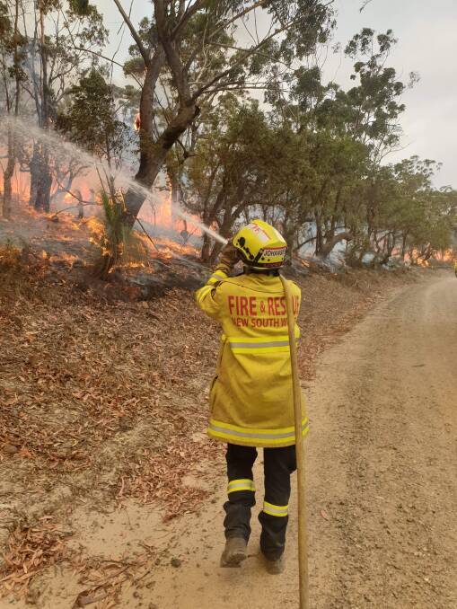 ON DEPLOYMENT: Dubbo firefighter Nicole Johansen has been sent on two deployments to fight bushfires. Photo: SUPPLIED