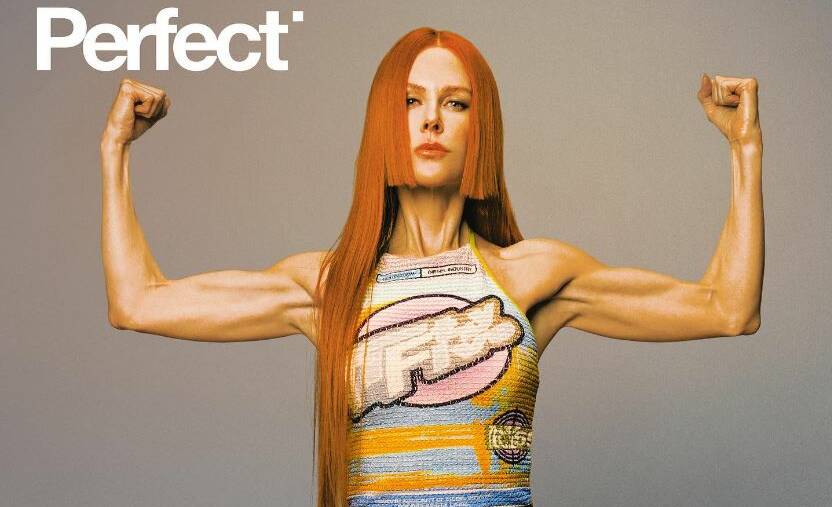 NEW BOD: The ultra buff Nicole Kidman has been crowned by the magazine as 'the Perfect icon' by Perfect magazine. Picture: Instagram/@theperfectmagazine