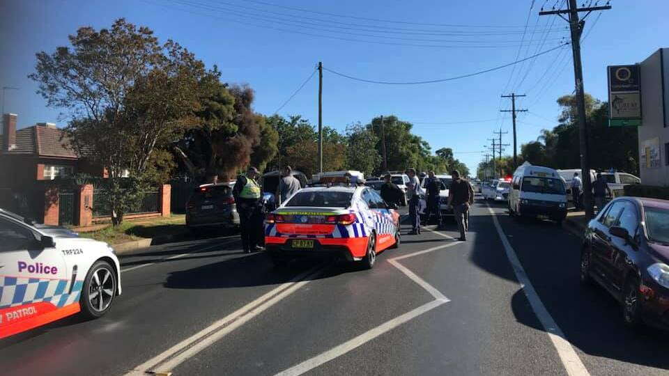 UNDER ARREST: A 21-year-old man who was allegedly driving a stolen car was arrested on the streets of Dubbo following a police operation. Photo: ORANA MID WESTERN POLICE