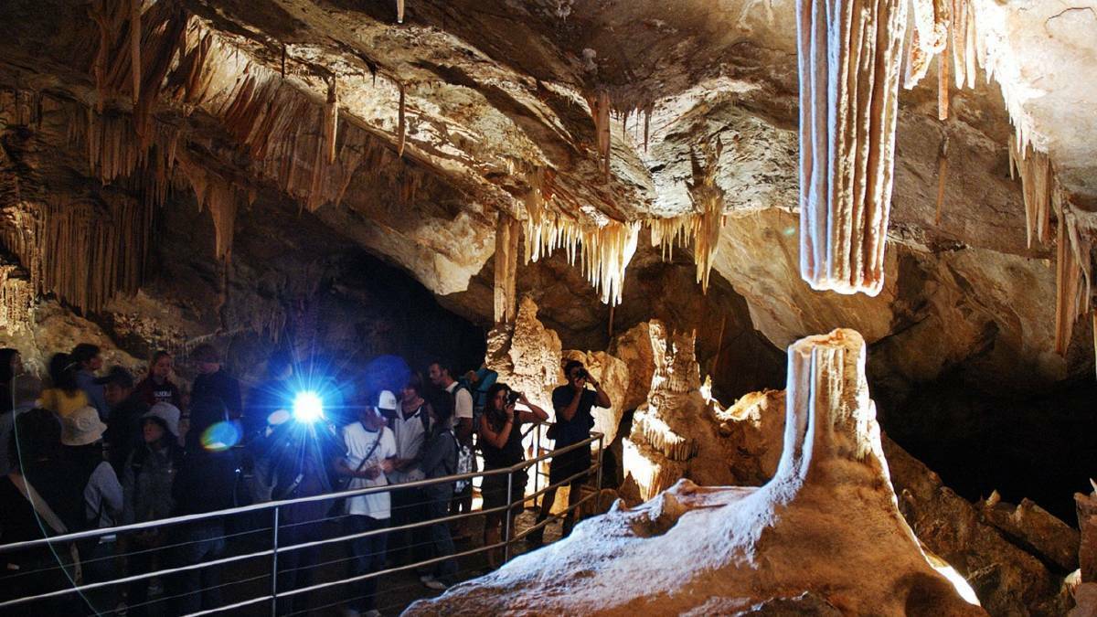 PLACES TO VISIT: See spectacular cave formations at Jenolan Caves. Photo: FILE