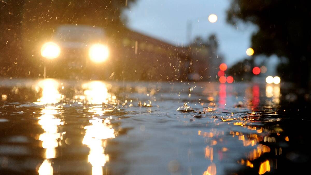 RAINY NIGHT: Dubbo was the wettest location to be on Sunday night. Photo: FILE