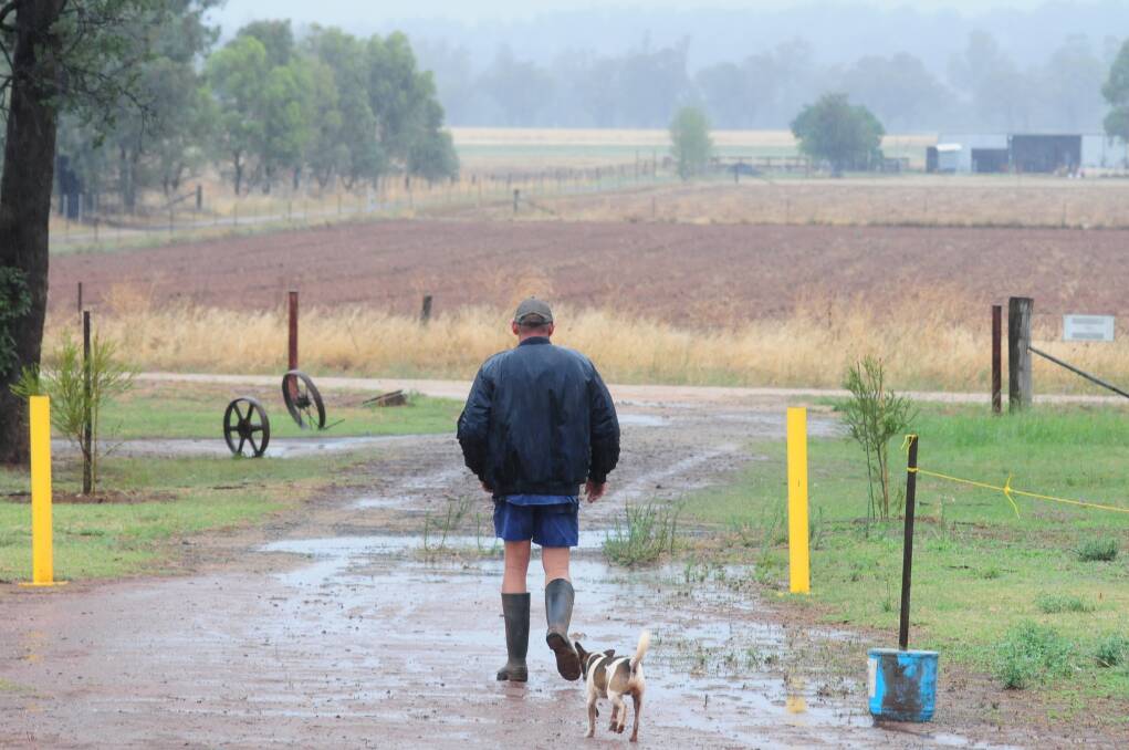 WET MONTH: A rainy March boosted many gauges well above long-term average. Photo: FILE