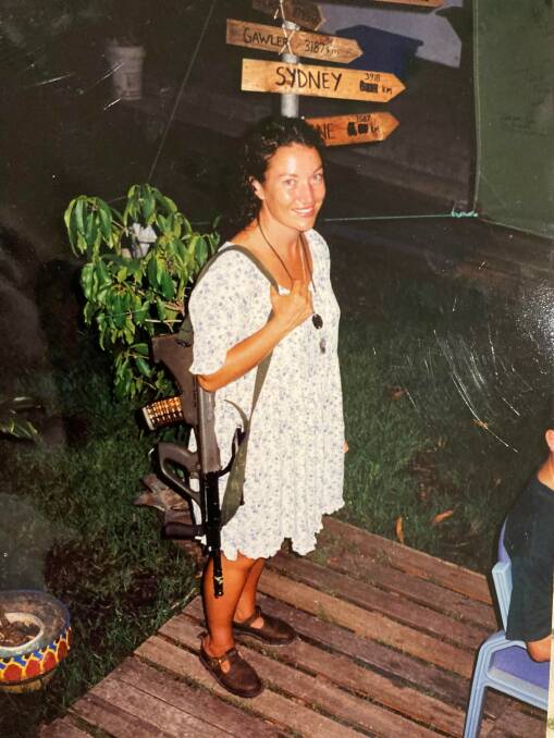 ON DUTY: The "moral, ethical point of view" of having to shoot back at someone who shoots you was gravely concerning for Tamara Sloper-Harding during her deployment in Timor-Leste. Picture: Supplied