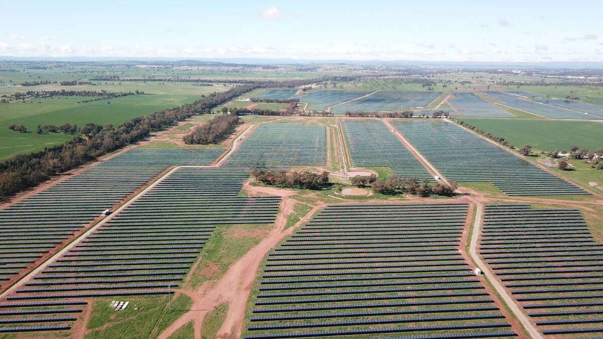 OPERATING: Construction of the Goonumbla Solar Farm is complete and will produce about 195,000 MWh of clean energy per year. Photo: Submitted