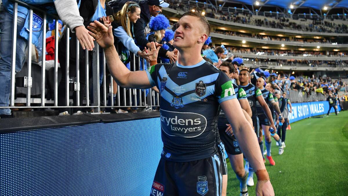 HE'S BACK: Jack Wighton will return to State of Origin camp after Fittler gave him the nod on Sunday morning. Photo: NRL