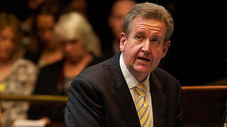 NSW Premier Barry O'Farrell ... lobbied by the mining industry.