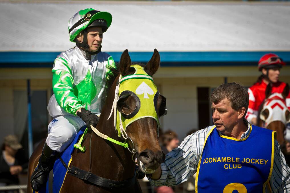 Trainer Stephen Edwards and jockey Kacie Chater will be hoping Criminal Mind can win again at Dubbo on Thursday.  
Photo: JANIAN McMILLAN (www.racingphotography.com.au)