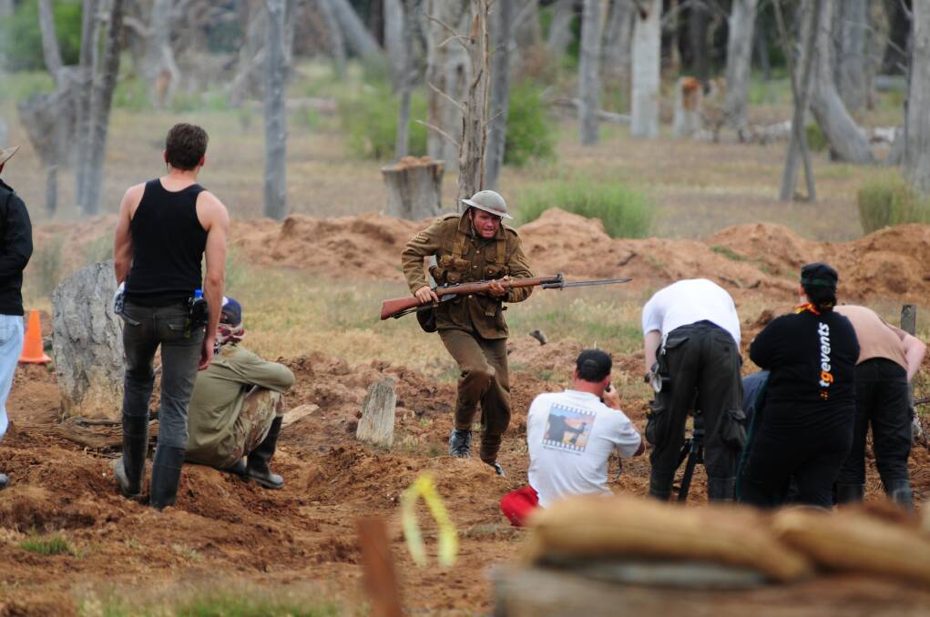 Forbidden Ground was filmed at Dubbo and Wongarbon in December, 2011. 	Photo: AMY McINTYRE