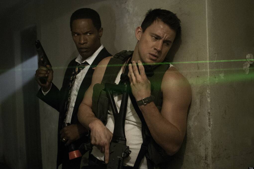 Jamie Foxx and Channing Tatum are under threat from a paramilitary group in the latest action flick from Roland Emmerich.