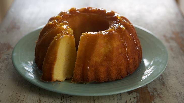 Serve with cream ... tangelo and buttermilk syrup cake.