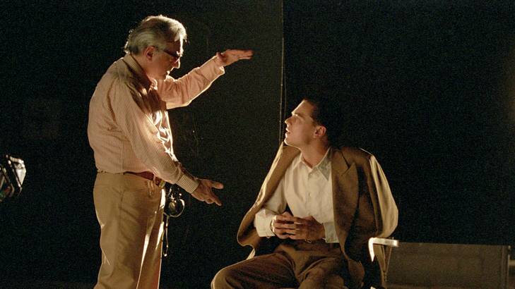 Exploring the darkness ... Martin Scorsese directs Leonardo DiCaprio in 2004's <i>The Aviator</i>.