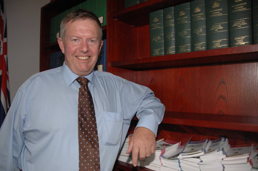 Federal Member for Parkes Mark Coulton.  
					        Photo: Contributed