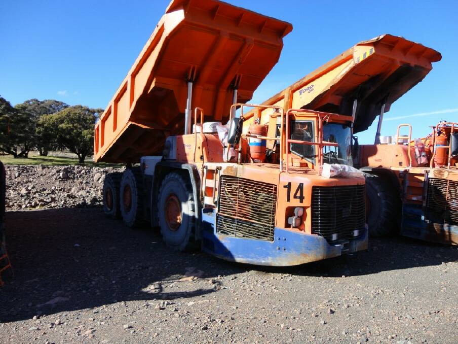 The Toro 60 underground dump truck which will be on loan to TAFE Western Dubbo on Narromine Road. 
Photo contributed
