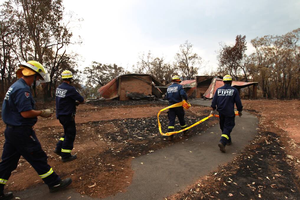 The bushfire in Warrumbungle National Park has destroyed 53 properties.  
 Photo: Jacky Ghossein