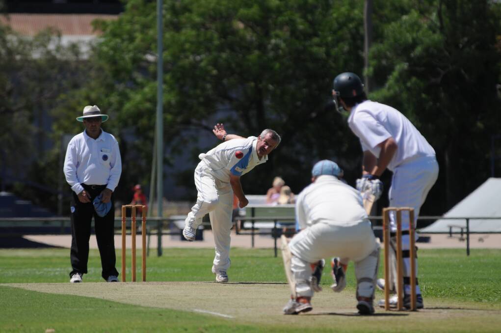 Al Horrocks took two wickets as Rugby bowled Newtown out for just 89 on Saturday. 					   Photo: JOSH HEARD