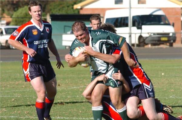 Bernard Wilson proves a handful for his opposition during Dubbo CYMS’ Group 11 premiership winning 2007 season.