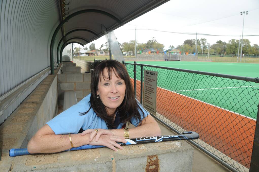 Dubbo's Tracey Hardie-Jones played for the NSW team in the Australian Womens Over-50 Masters Championships in MelbournePHOTO: AMY MCINTYRE