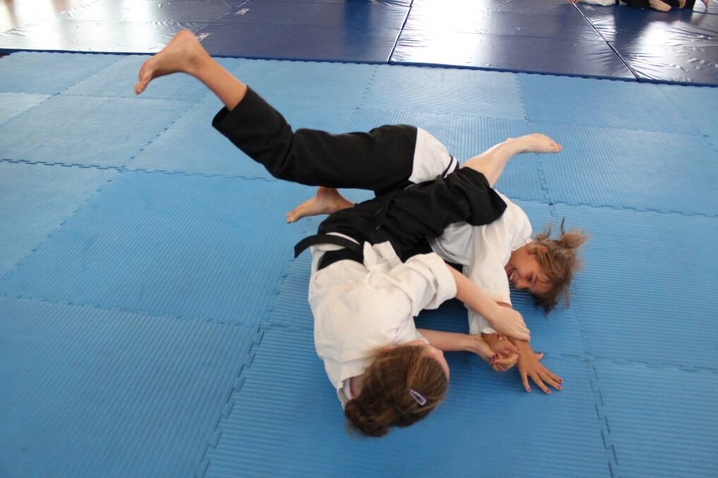 Shaye Percy and Alyssa O'Leary at the Subak Martial Arts grading. 
Photos CONTRIBUTED