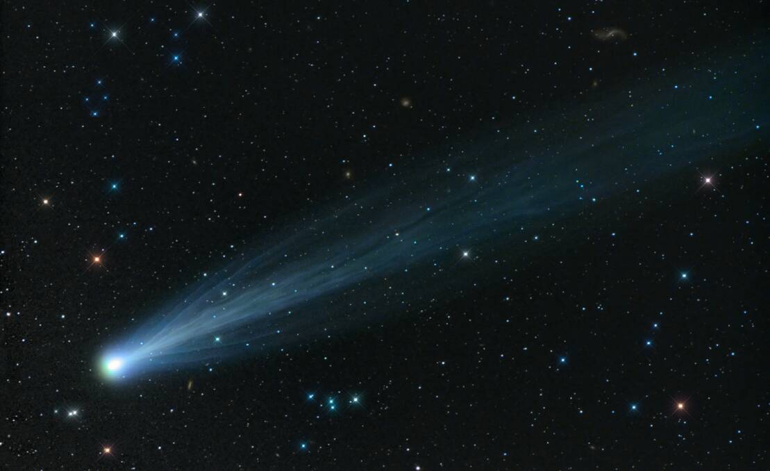 An image of Comet Ison taken recently as it heads for a solar rendezvous. 	Photo: Damien Peach