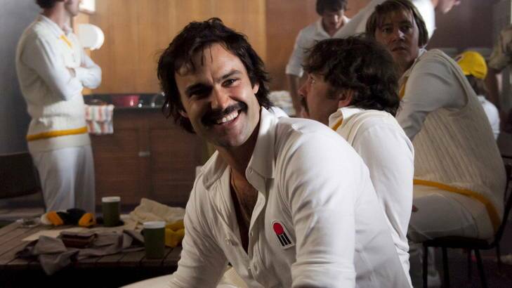 Canberra actor Matt Le Nevez as Dennis Lillee in the Howzat mini-series.