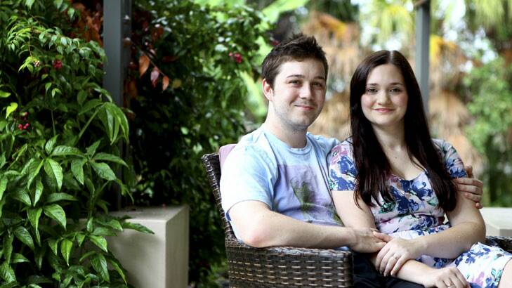 Brisbane couple Sophie Cattana and Michael Leask, both 26, are hoping to secure their first home in Morningside in Brisbane's east.