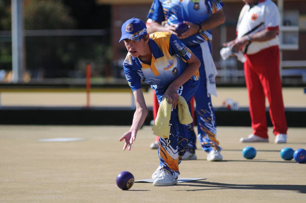 Dubbo City lawn bowler Bradley Barrow will be involved in the Western Academy of Sport training clinics this weekend at Dubbo. 	Photo: JOSH HEARD