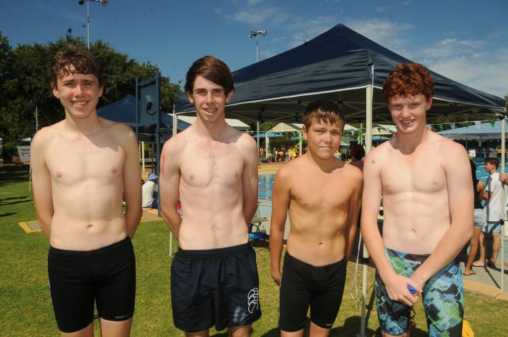 Rory O'Donnell, Toby Spora, Lachlan McCabe and Pat Mayers
