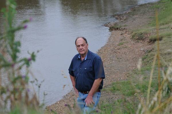 Keith Newman wants something done about South Dubbo weir before it claims more lives.  Photo: BELINDA SOOLE