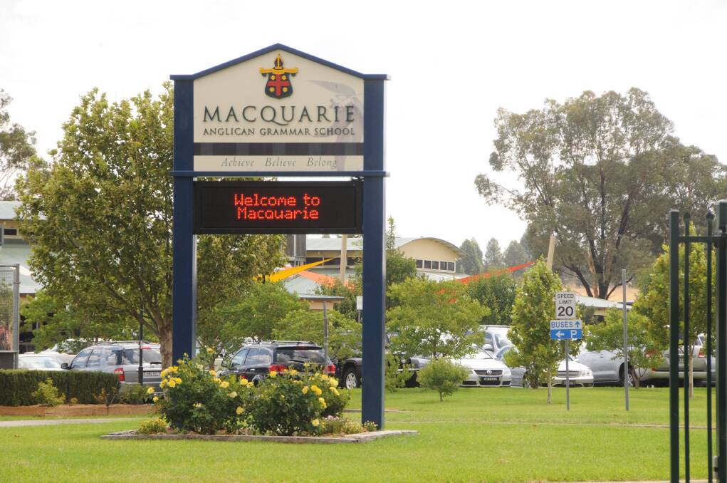 Macquarie Anglican Grammar School will continue to welcome students but will be listed for sale as a going concern this month. (Photo: AMY MCINTYRE).