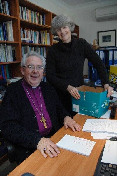 Bishop Peter Danaher and his wife Caroline are leaving Dubbo for Geelong next month.