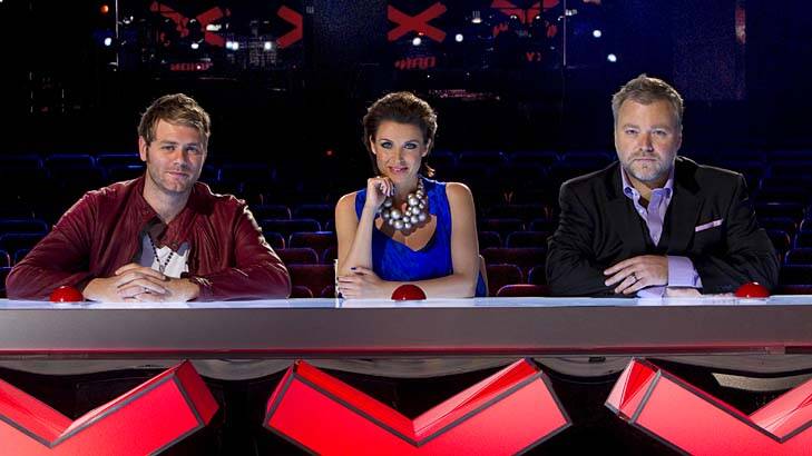 Judged ... Brian McFadden, left, may face the axe.