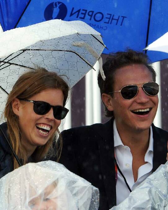 Princess Beatrice alongside her boyfriend Dave Clark at day 7's equestrian events.