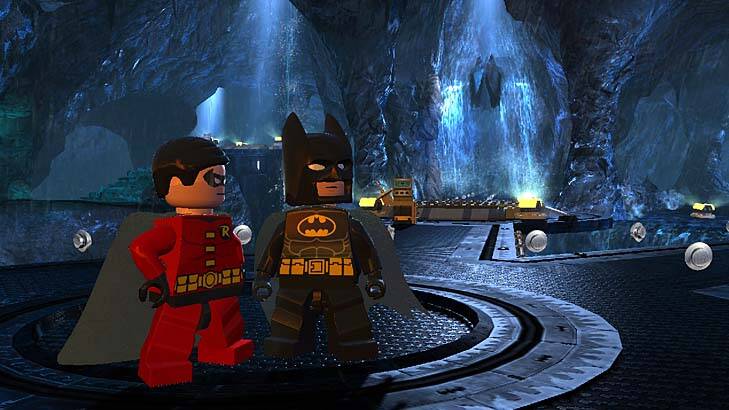 Batman and Robin in <em>Lego Batman 2</em>.