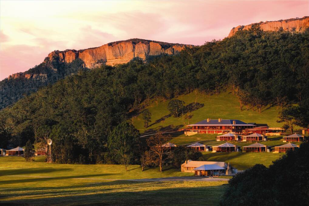 Escape Valentines Day ... Wolgan Valley Resort, in the lush surroundings of the Blue mountains, won Tripadvisors Travellers' Choice Award for 2013. If this is beyond the budget, get cosy camping somewhere on the coast or go 'glamping' in one of the many stunning luxury tent sites around Australia. http://www.wolganvalley.com/wolgan-valley/en/index.asp