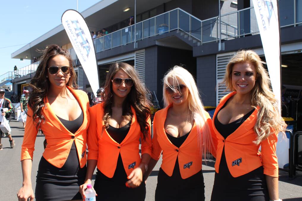 The grid girls of the 2013 Bathurst 1000.