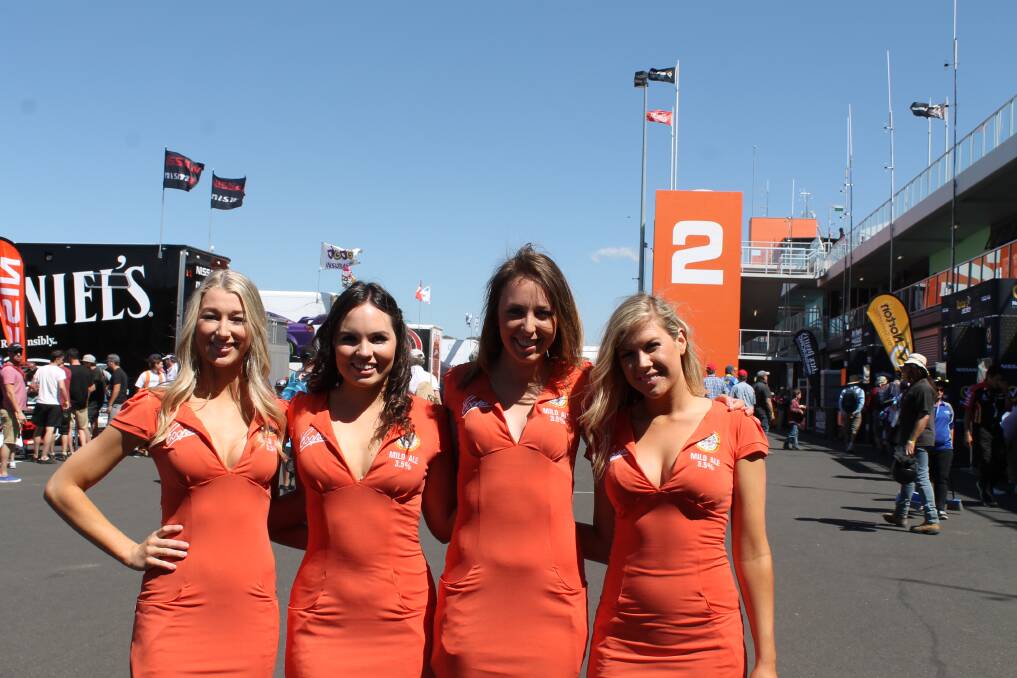 The grid girls of the 2013 Bathurst 1000.
