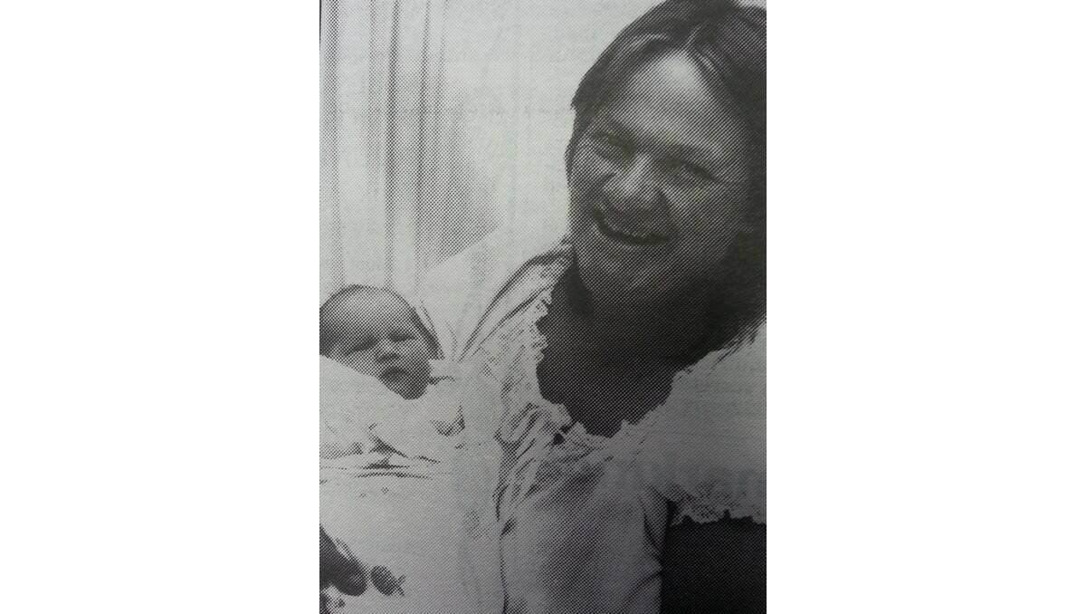HAPPY 21st: Deborah Barrington with baby Lyn.