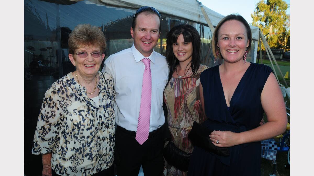 Judy Hunt, Peter Hyde, Jackie Hunt and Christie Hyde. 