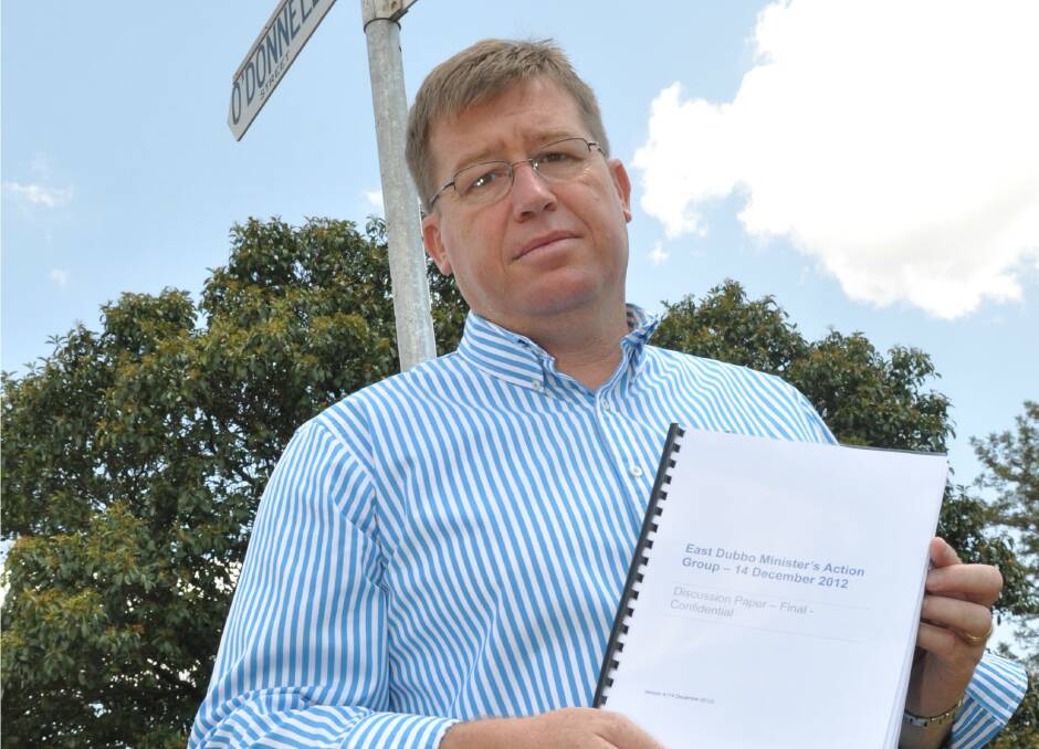 Dubbo MP Troy Grant has backed a NSW Government plan to make public housing tenants more accountable for their behaviour. Victims of crime in O'Donnell and Leavers streets will raise the issue with NSW ministers in Dubbo today. Photo: LISA MINNER