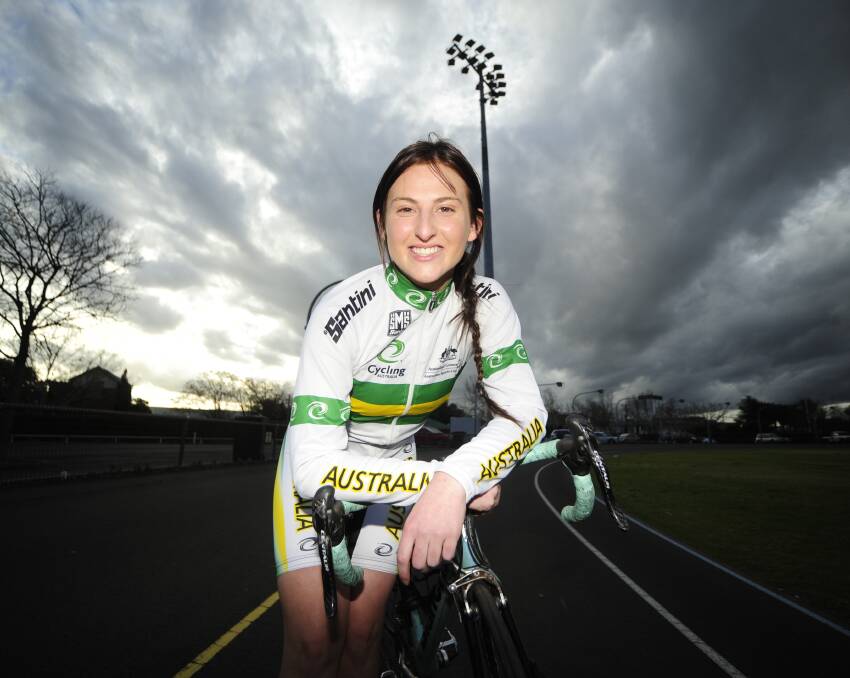 Megan Dunn is back on the bike and preparing for the Australian summer. Photo: BELINDA SOOLE