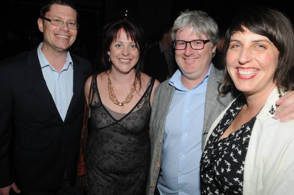 Dale Woods with Liz Hedge, Paul Andrews and Ana Tovey
