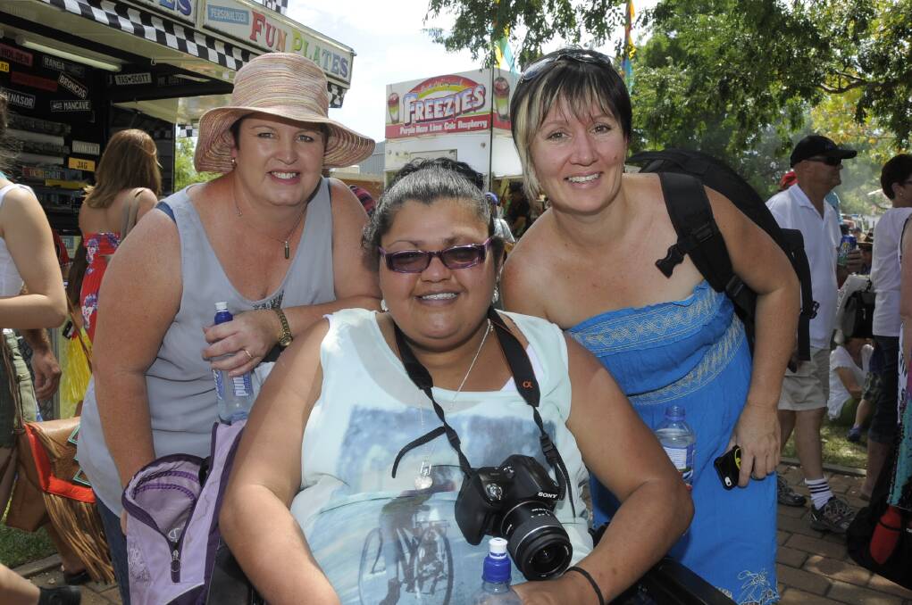 Visitors from across Australia converged on Parkes for the annual Elvis Festival. While visitors may have been a little shook up by the scorching temperatures, the hot weather clearly did not spoil the festivities. Photo: CHERYL BURKE